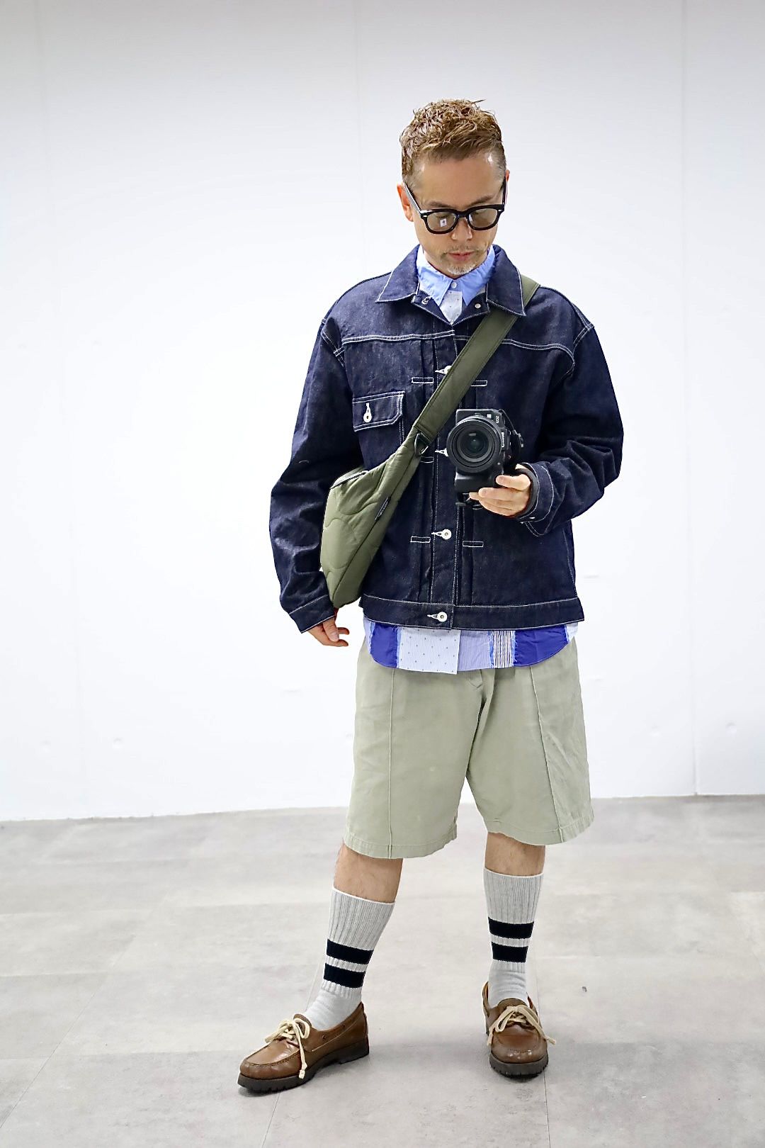 コムデギャルソンオム26FW キルティングショルダーバッグ(HR-K205-051-2)KHAKI☆8月7日(金)発売！