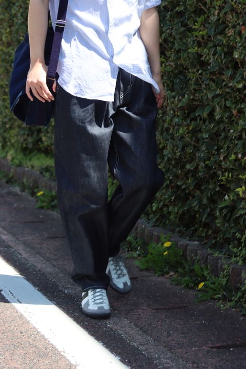 COMME des GARCONS HOMME キュプラストライプMIX S/Sシャツ(HI-B017-051) style. 2022.04.09.