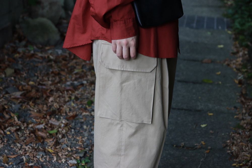Graphpaper Broad L/S Oversized Regular Collar Shirt(GM223-50063) style. 2022.07.24.