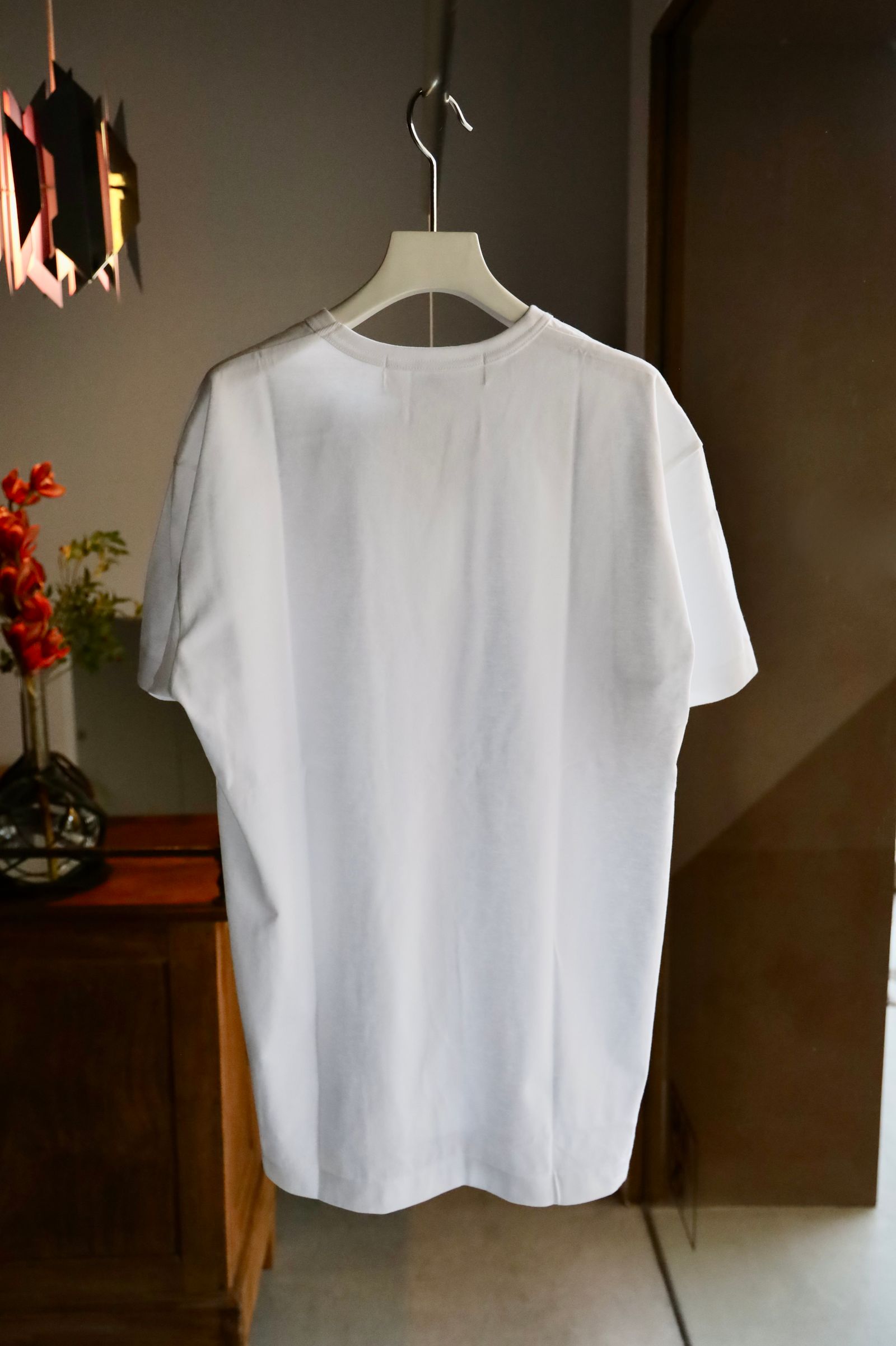 プレイコムデギャルソン RHINESTONE HEART Tシャツ(WHITE/BLACK HEART)
