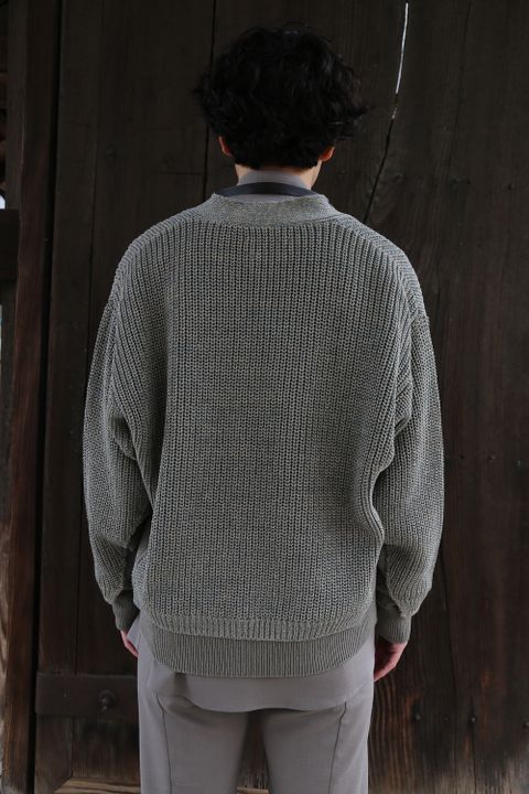 YOKE 5G CONNECTING RIB CARDIGAN(YK21SS0223S) style. 2021.03.07.