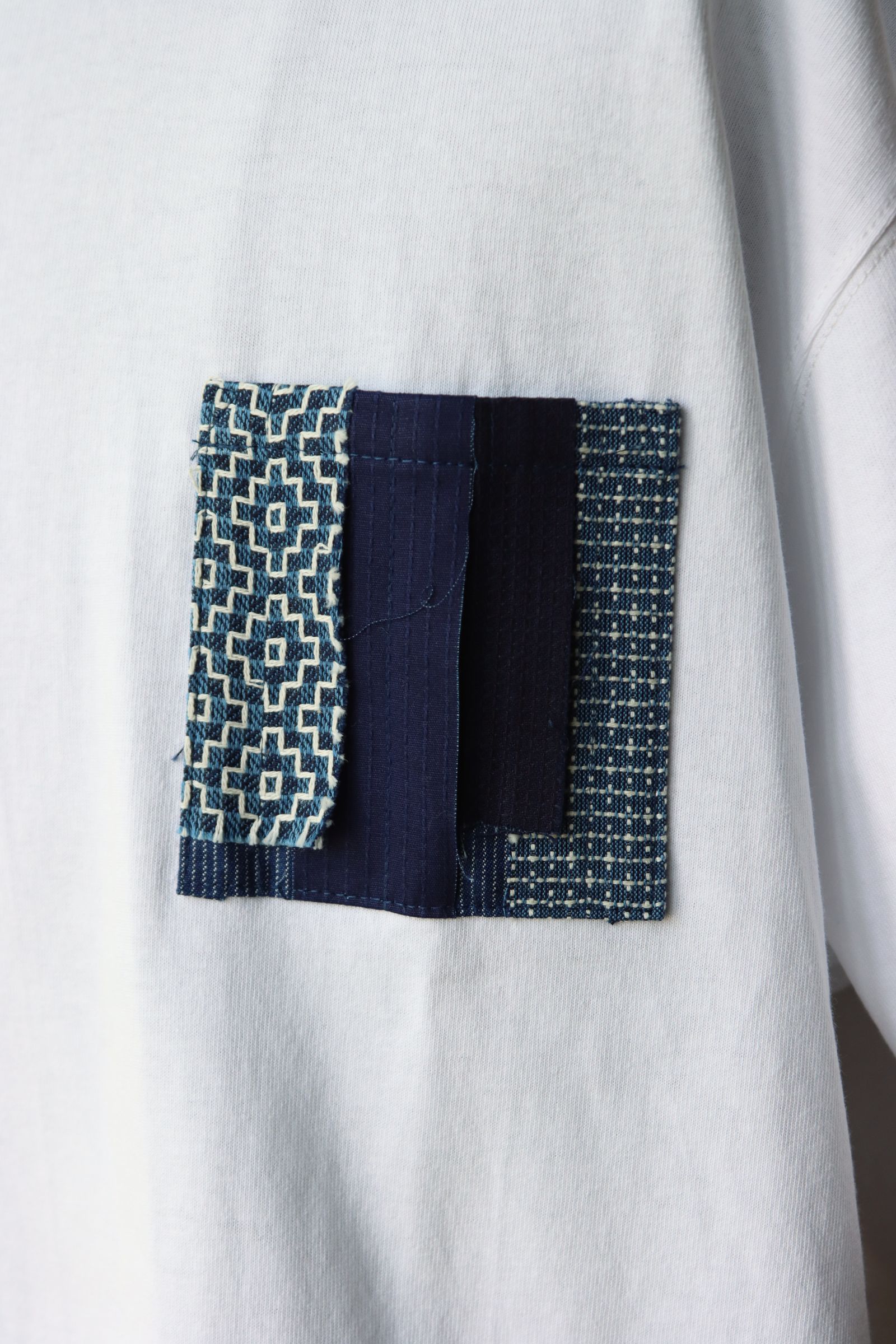 ファンダメンタル ポケットTシャツ OBI POCKET TEE (FA24TE12)WHITE
