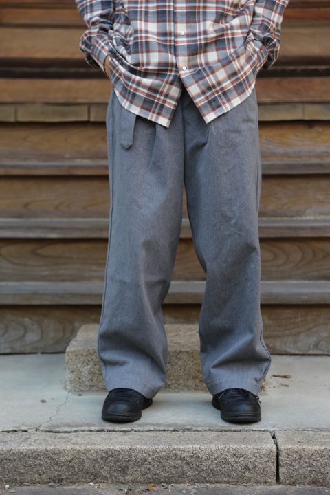 Graphpaper THOMAS MASON for GP Check B.D Box Shirt style.2020.10.4.