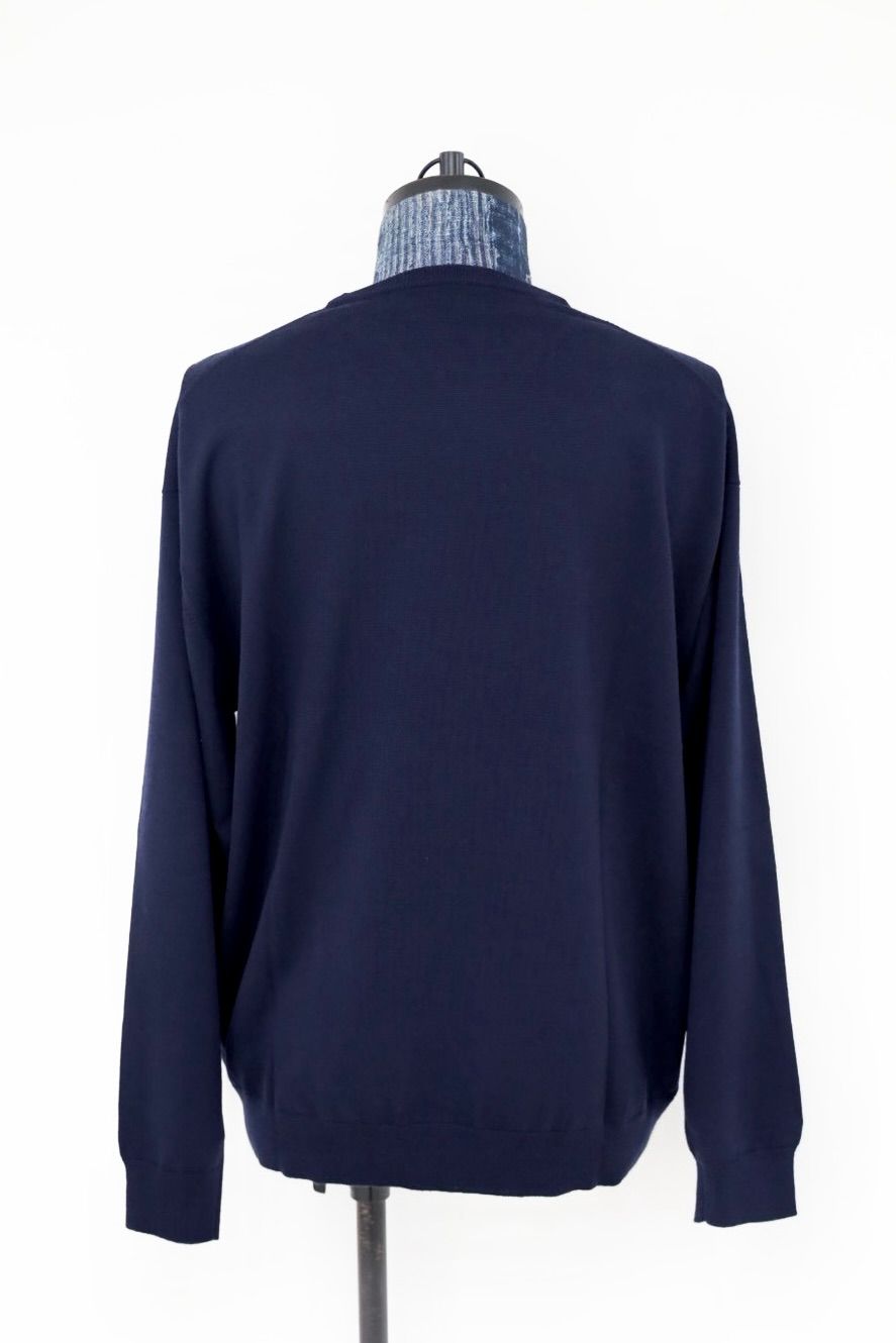 フレッシュサービス 26AW HIGH GAUGE INTARSIA KNIT "FE MONOGRAM"(FSC263-80126FE)NAVY☆8月29日(土)新作発売！