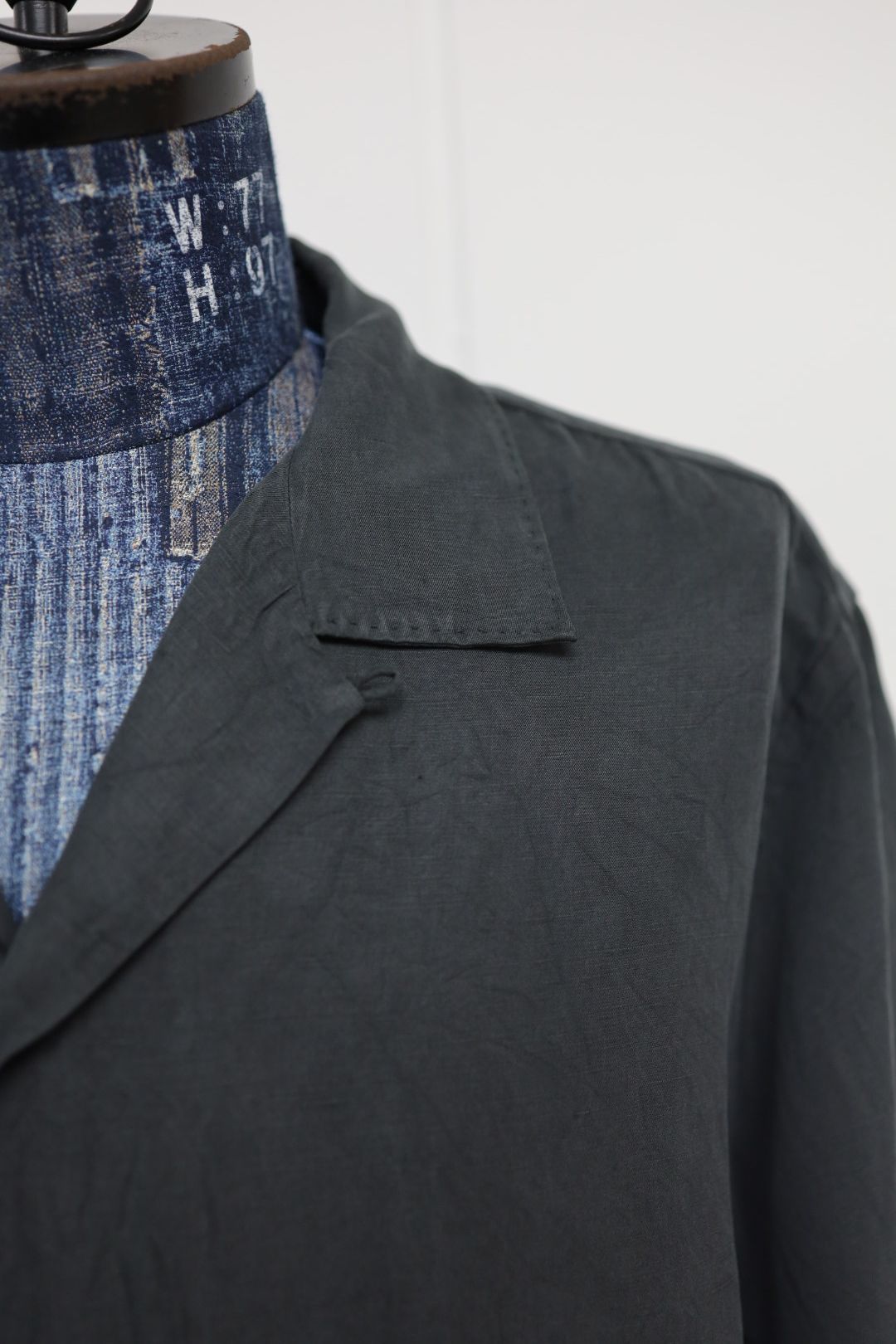 アプレッセ 2026 STYLE1  Vintage Silk Linen S/S Open Collar Shirts(26SAP-02-09)BLACK☆4月11日(土)発売！