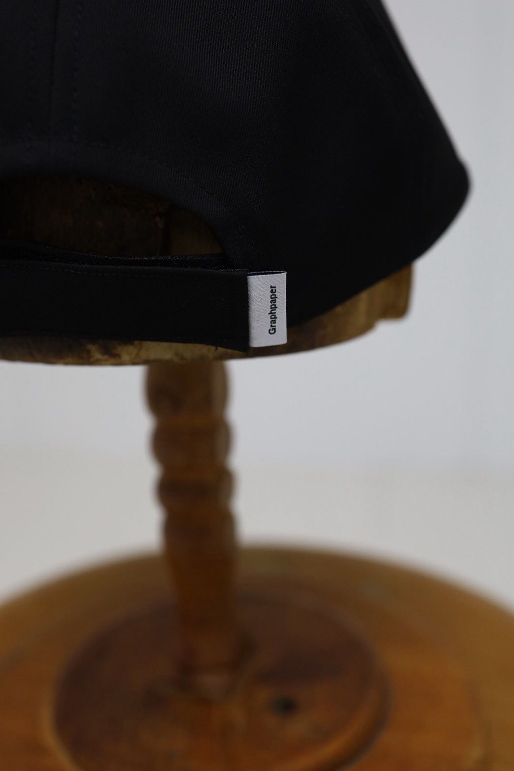 グラフペーパー26SS Scale Off Wool 6 Panel Cap (GU261-90179B) BLACK ☆1月17日(土)発売！