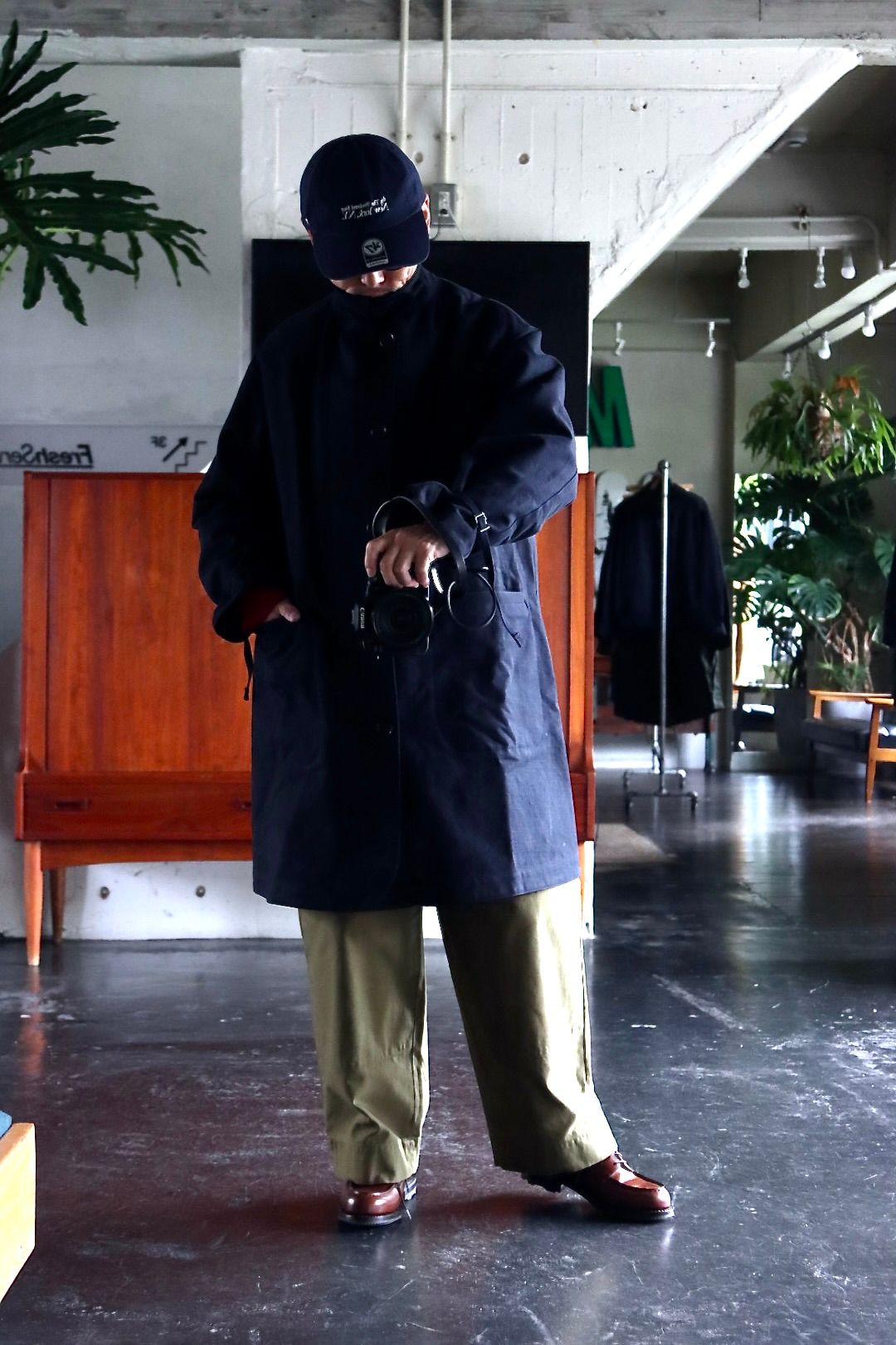 アプレッセ22FW Motorcycle Half Coat(22AAP-01-01H)NAVY