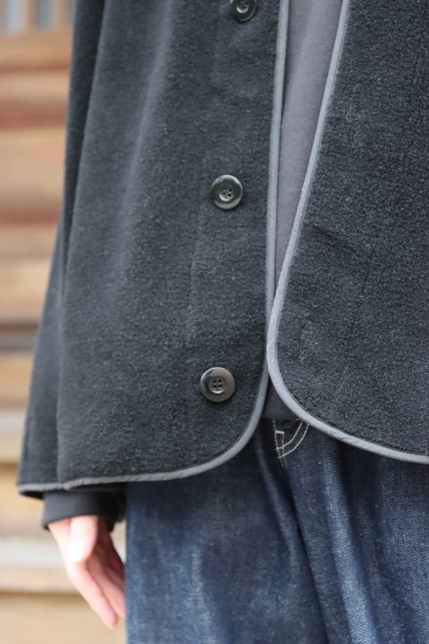 Graphpaper Wool Boa Liner Blouson(GM213-70207) style.2021.9.20