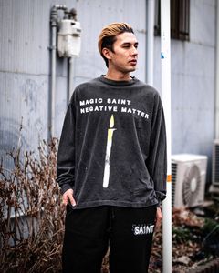 セントマイケル25SS CANDLE LS TEE (SM-HR8-0000-031)BLACK☆2月8日(土)発売！