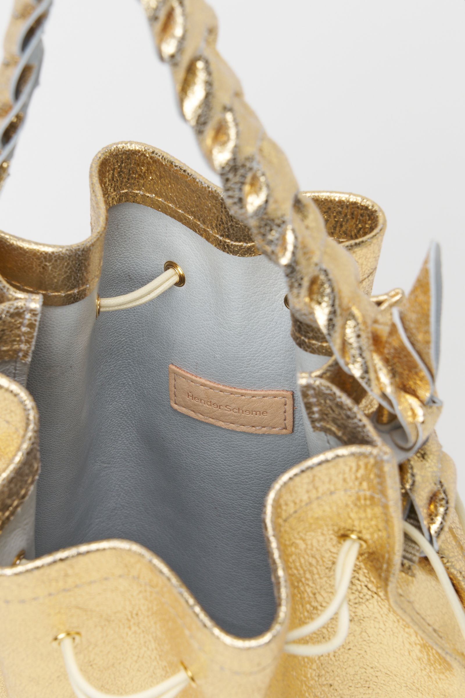 エンダースキーマ バッグ woven sac gloss(yv-b-wsg)gold☆12月6日(土)発売！