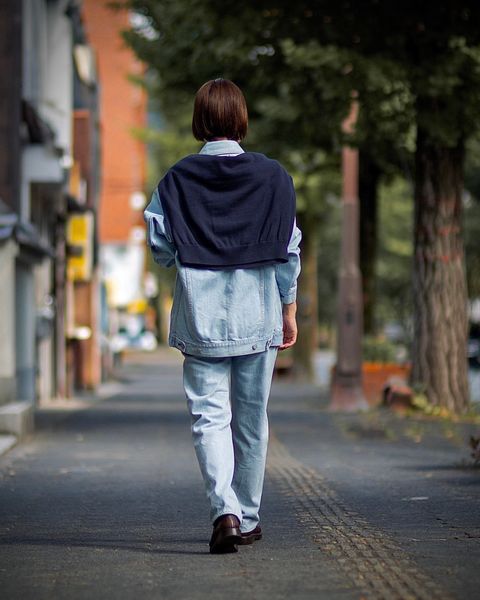 J.B. ATTIRE Paris jean jacket×Paris denim style 2024.07.25