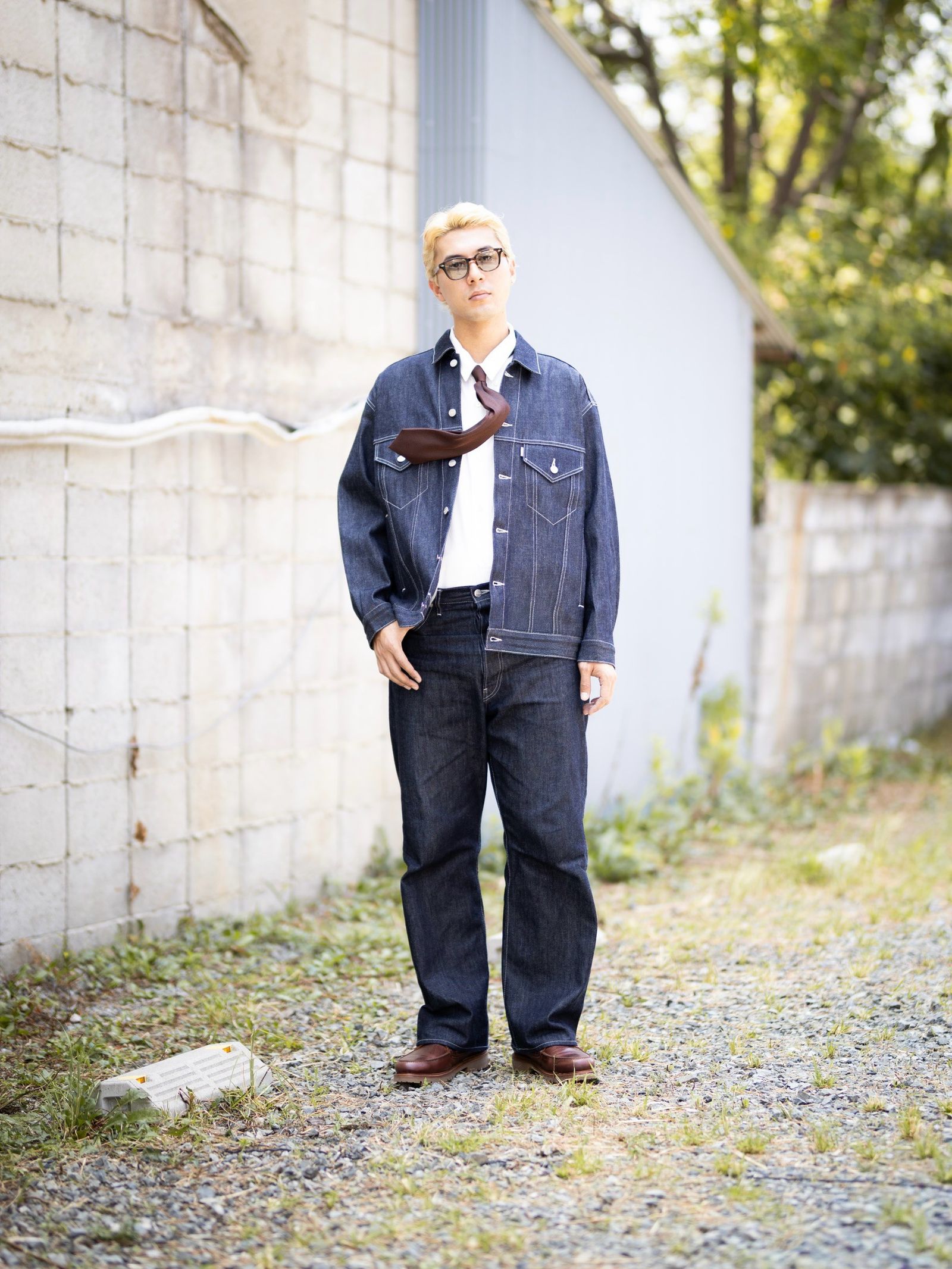 doublet ダブレット26AW TSHAPE MEMORY SHIJIRA TIE (26AW37BL269)BEIGE☆8月15日(土)発売！