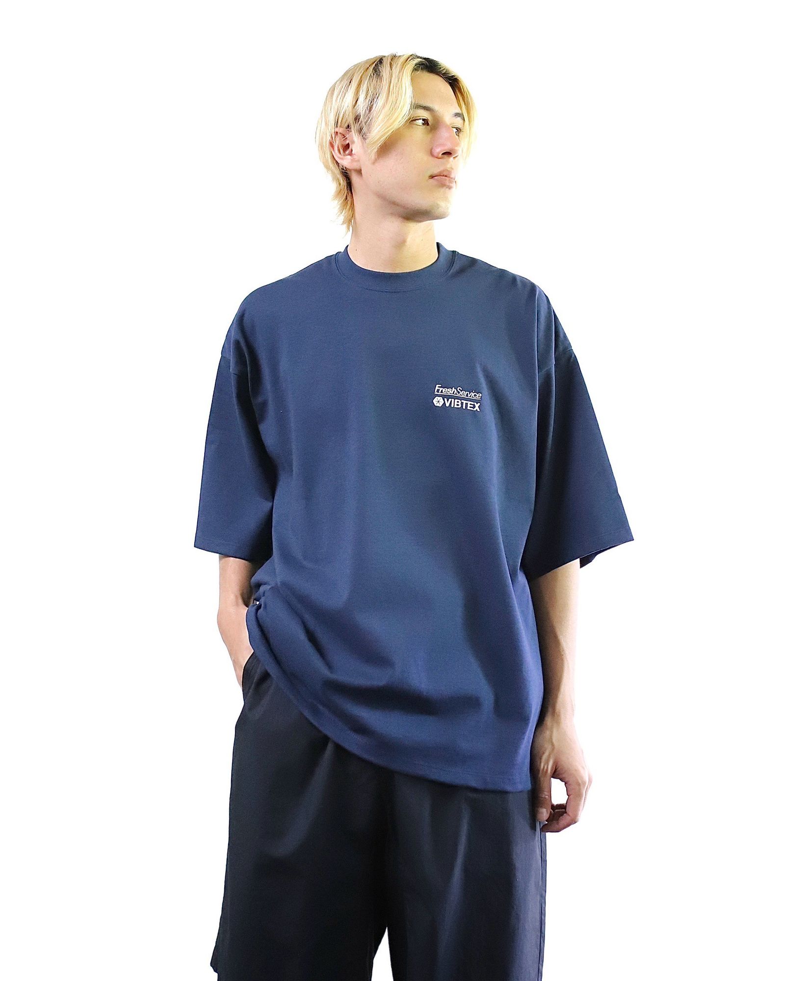 VIBTEX for FreshService S/S CREW NECK TEE(FSC252-70003)NAVY☆再入荷しました！
