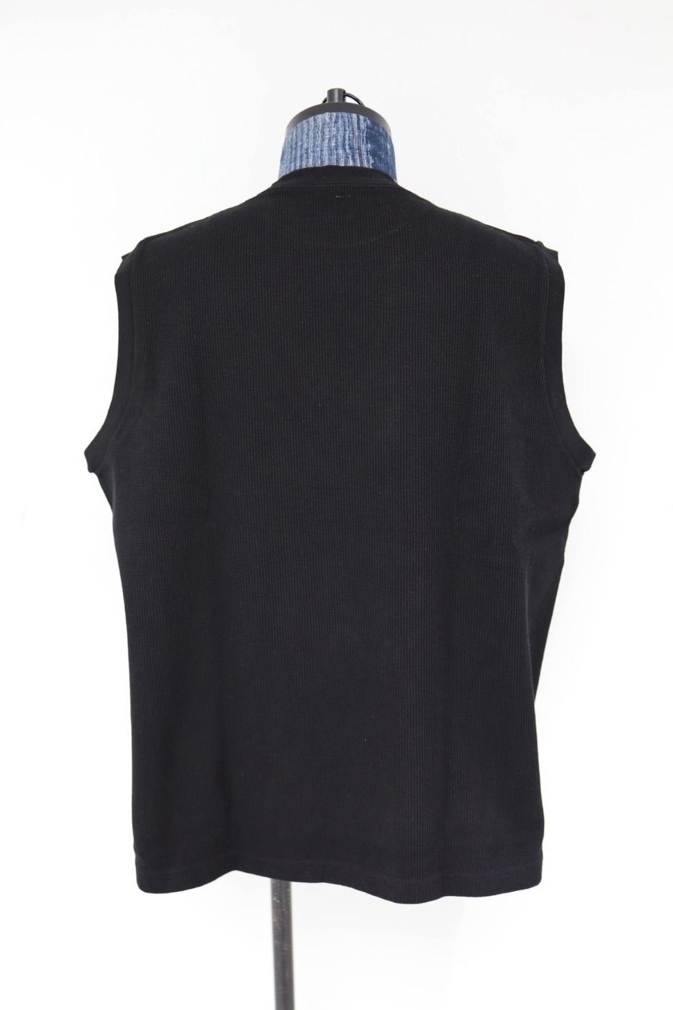 blurhms ROOTSTOCK ブラームスルーツストック 26SS Rough&Smooth Thermal Sleeveless(bROOTS26S15)Black☆3月27日(金)新作発売！