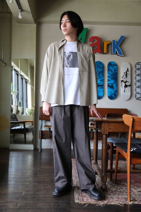 YOKE OVERSIZED BIG POCKET SHIRT(YK21SS0192SH) style.2021.2.27