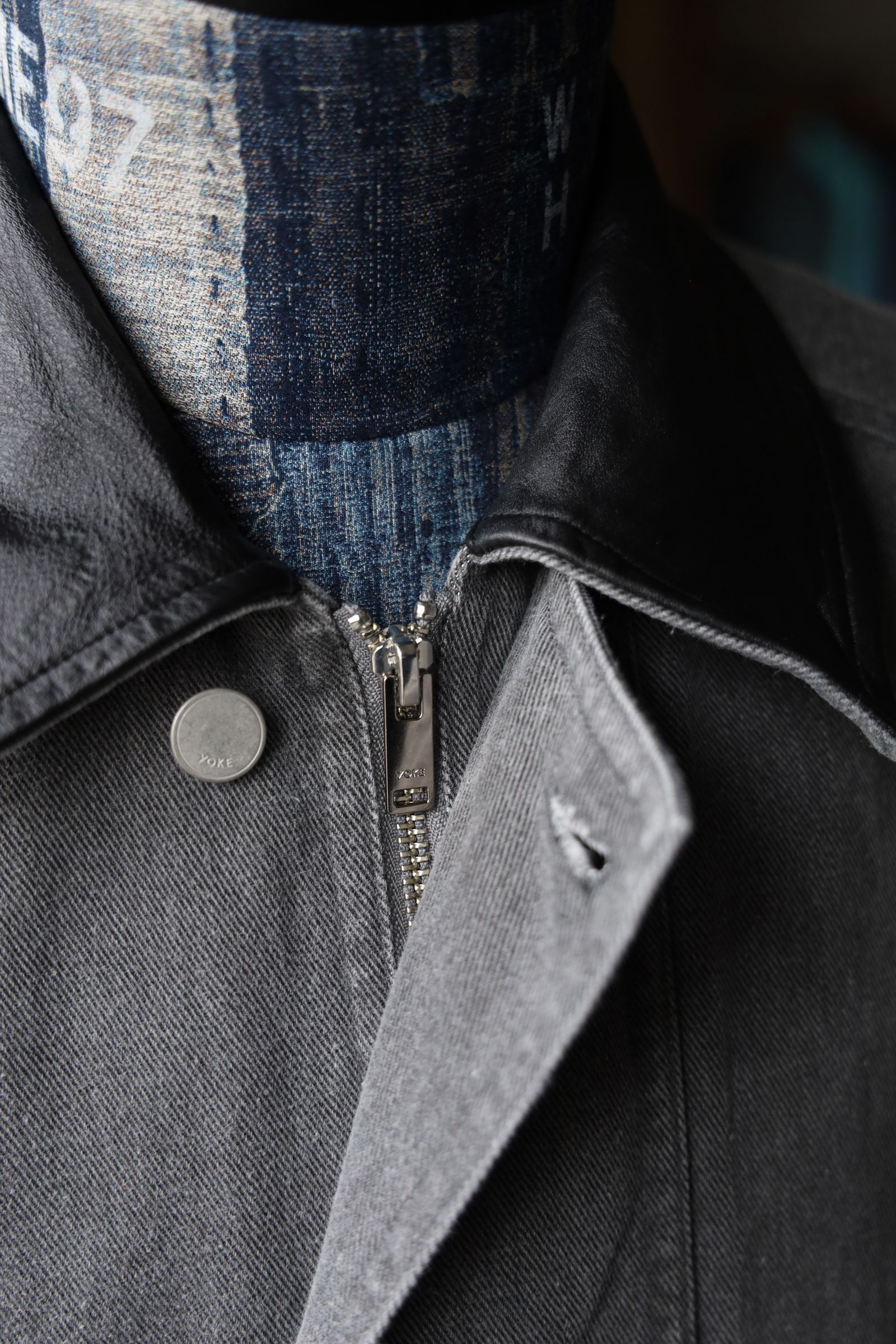 ヨーク25SS カバーオールCOTTON CUT-OFF COVERALL JACKET(YK25SS0925B)GRAY