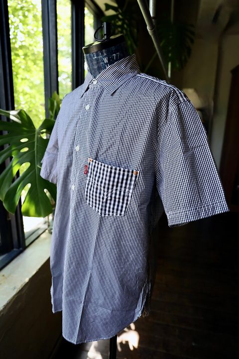 eYe JUNYA WATANABE MAN 24SS Levi's Wネームチェックシャツスタイル