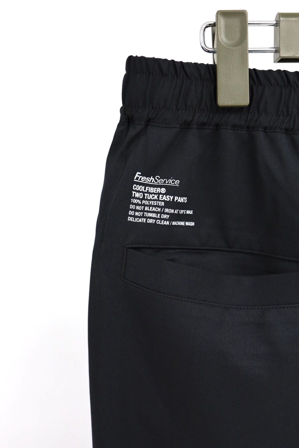フレッシュサービス COOLFIBER TWO TUCK EASY PANTS (FSC261-40257)BLACK☆4月11日(土)発売！