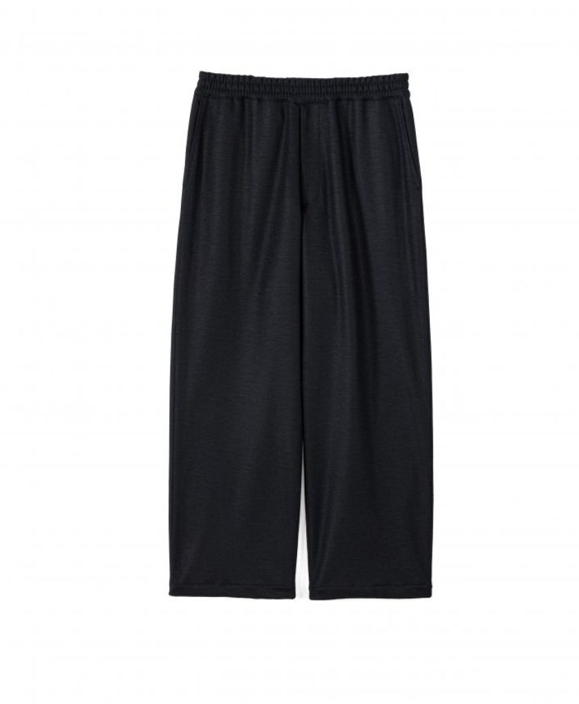 グラフペーパー 24AW Wool Smooth Flannel Easy Wide Pants (GM244-40011)BLACK