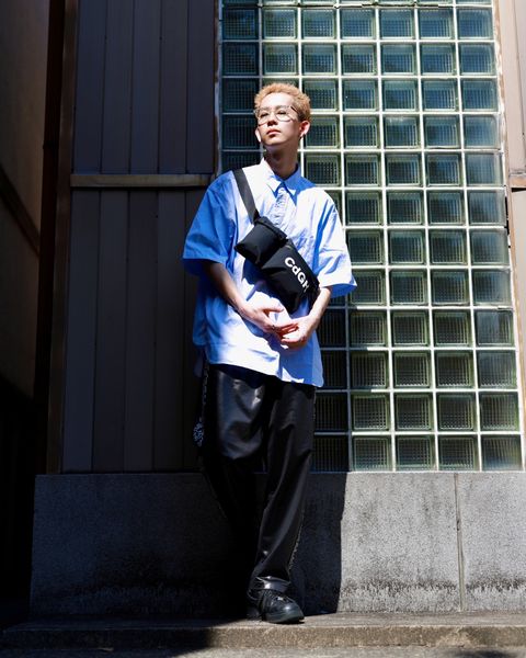 COMME des GARCONS HOMME コムデギャルソンオム23SS 綿オックスS/Sシャツ スタイル