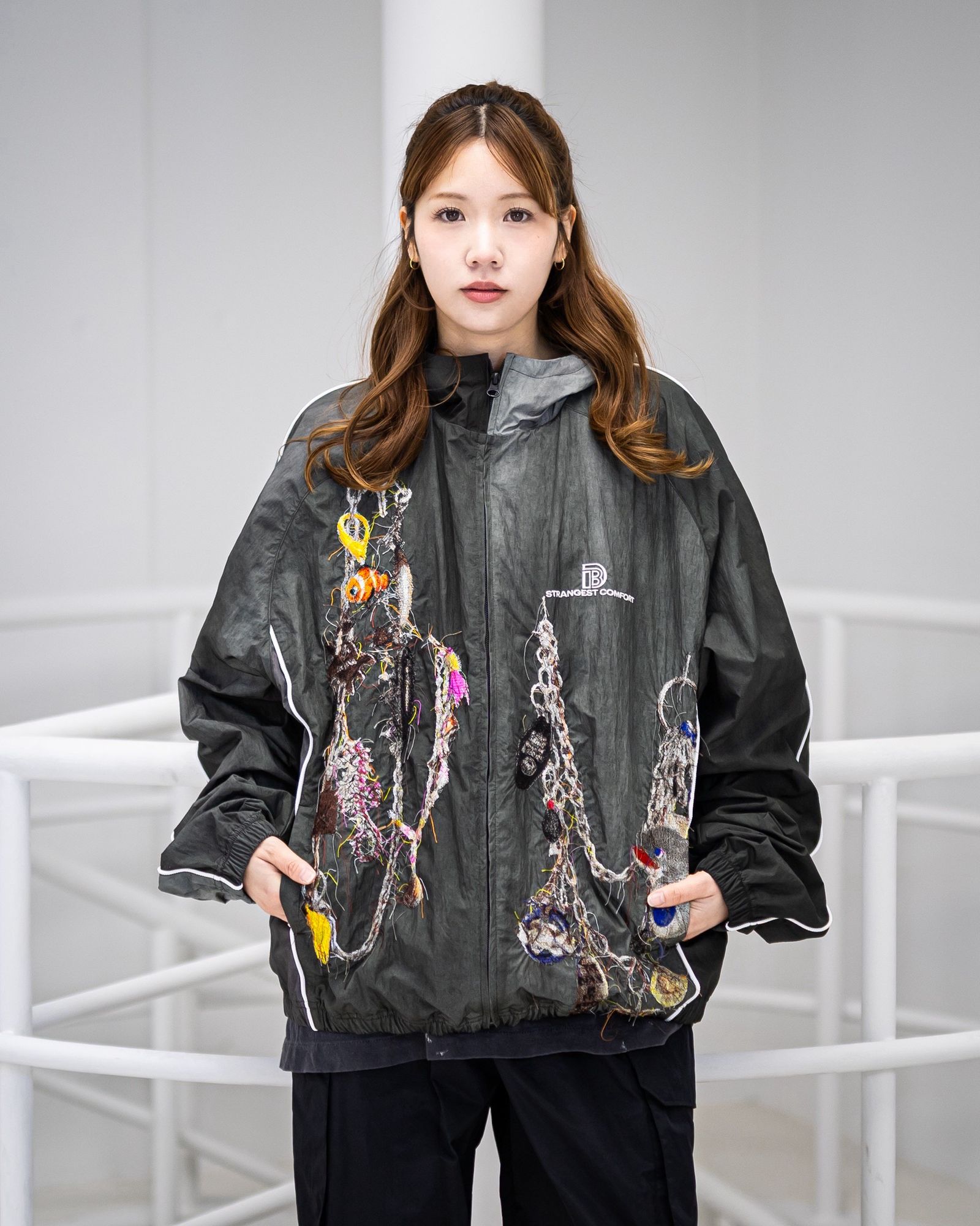 doublet ダブレット26SS EMBROIDERED CHAIN TRACK JACKET (26SS22BL252)CHACORL★2月14日(土)発売！