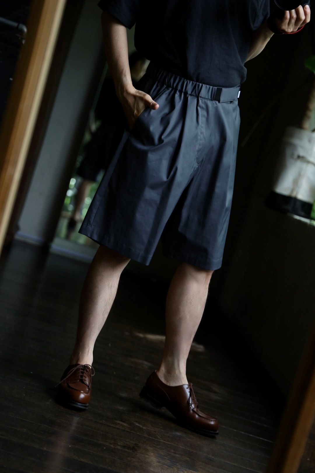 Graphpaper Solotex Twill Slim Waisted Chef Shortsスタイル2024.5.31.