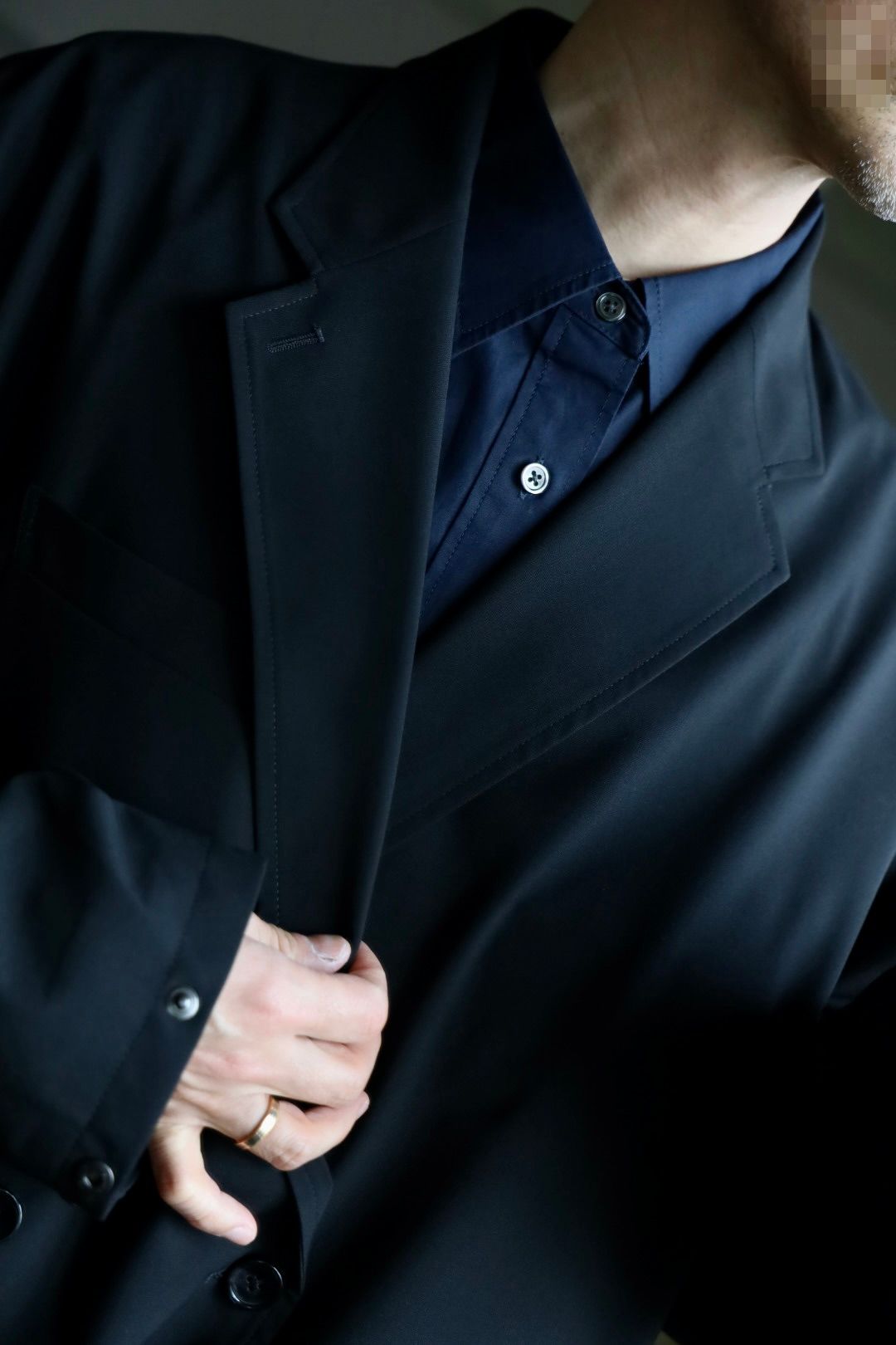 フレッシュサービス WOOLY CLOTH DOUBLE JACKET(FSC251-20106)BLACK