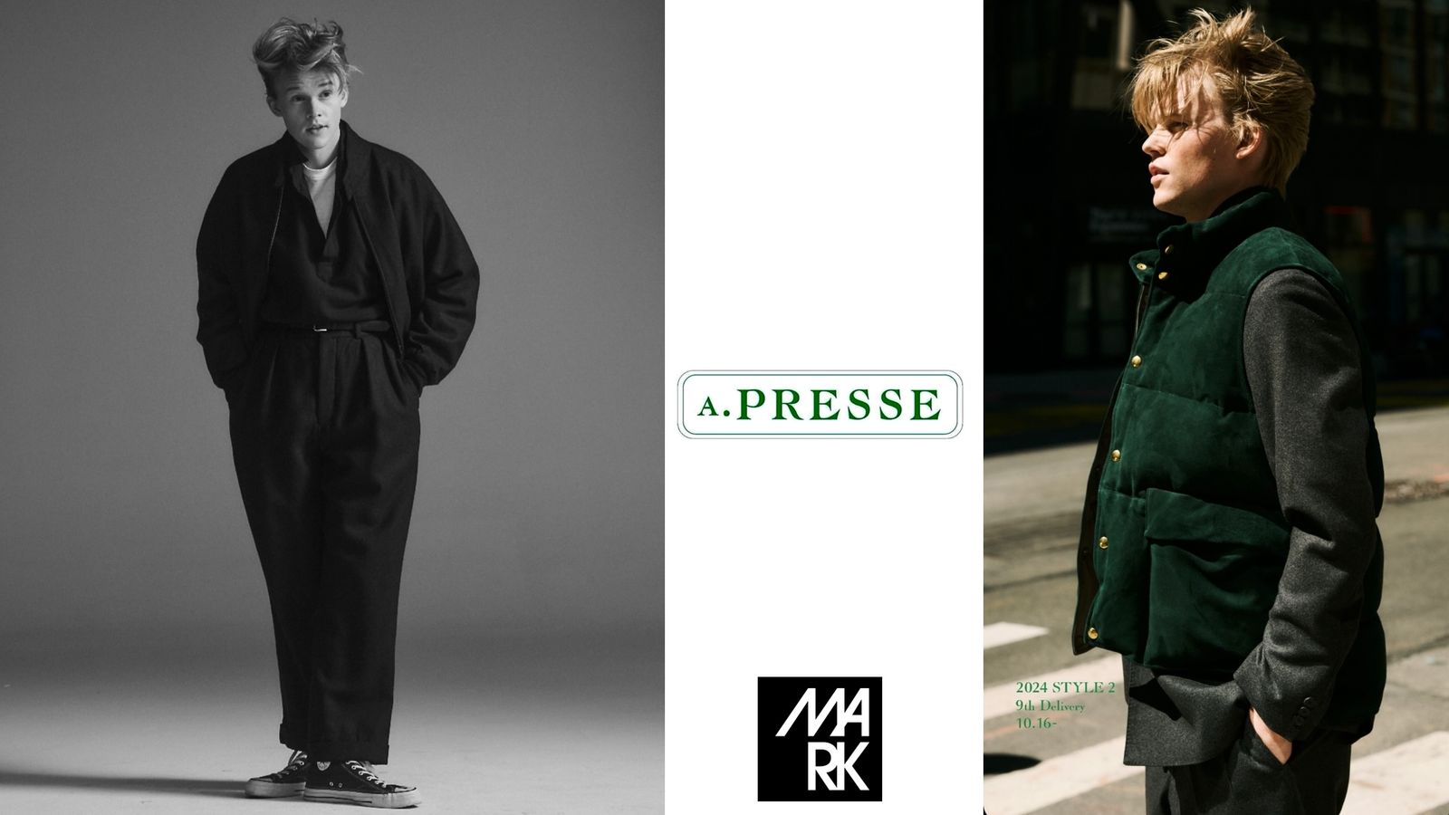 A.PRESSE 2024 Style2 9th 新作デリバリー 10月19日(土)発売！ (店頭11:00、オンライン12:00発売)☆更新 |  mark