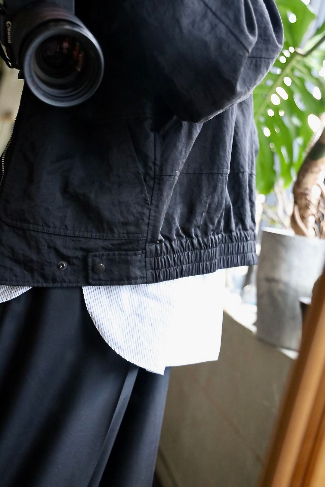 ヨーク25SS NYLON BOMBER JACKET(YK25SS0909B)BLACK☆1月18日(土)発売！