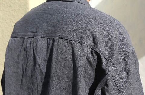 Graphpaper Colorfast Denim Blouson"GRAY"style.9.22.