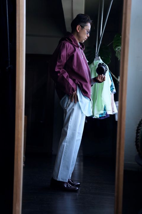 FOUNDOUR ファウンダ 25SS OXFORD HOODIEスタイル2025.2.23.