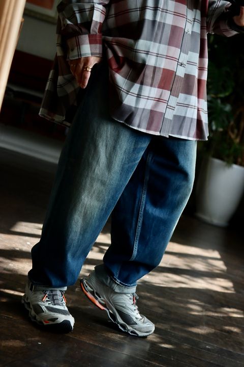 Graphpaper 22AW Viscose Check Oversized B.D. Shirtスタイル.2022.8.13.