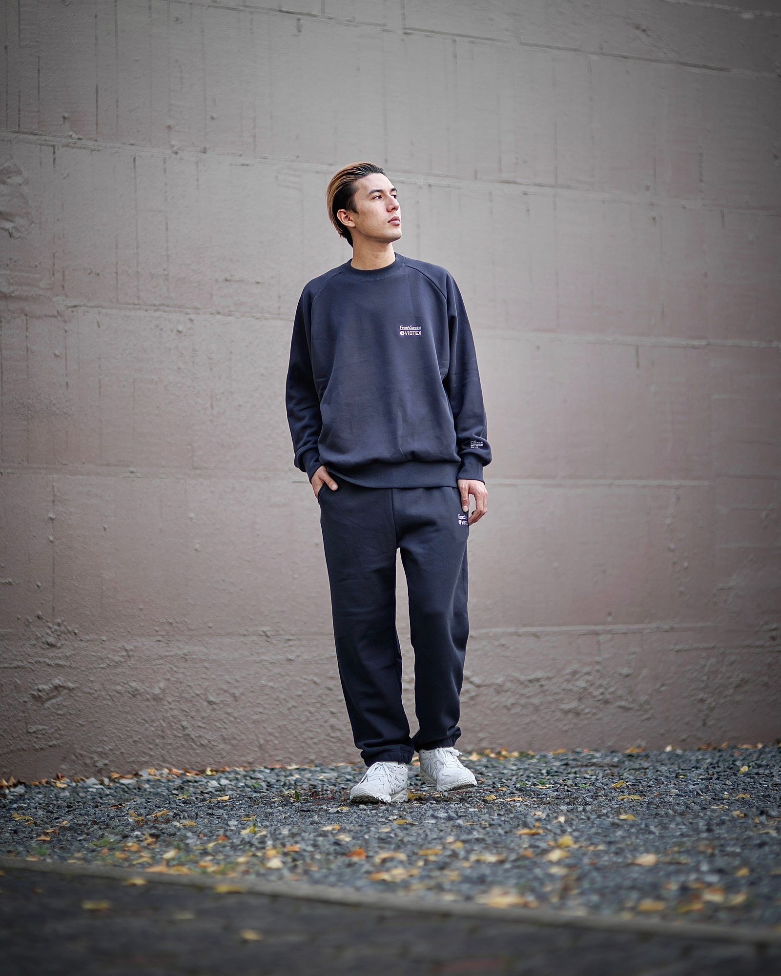 フレッシュサービス VIBTEX for FreshService SWEAT CREW NECK PULLOVER (GRAY)