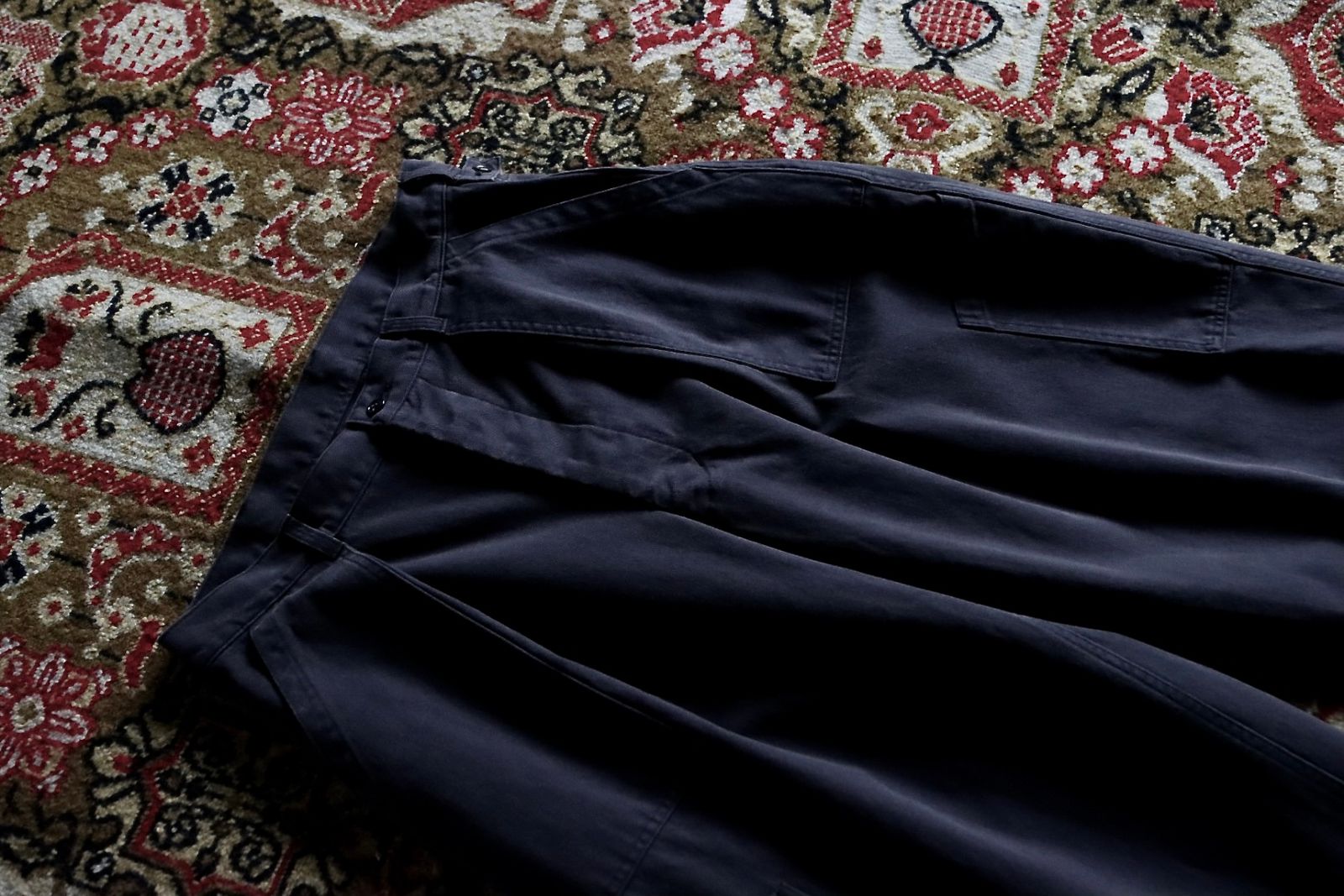 アプレッセ23SSパンツ USAF Hemmed Bottoms(23SAP-04-14M)BLACK