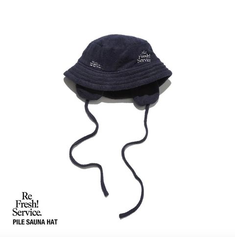 フレッシュサービスReFresh!Service. PILE SAUNA HAT(NAVY)☆再入荷しました！