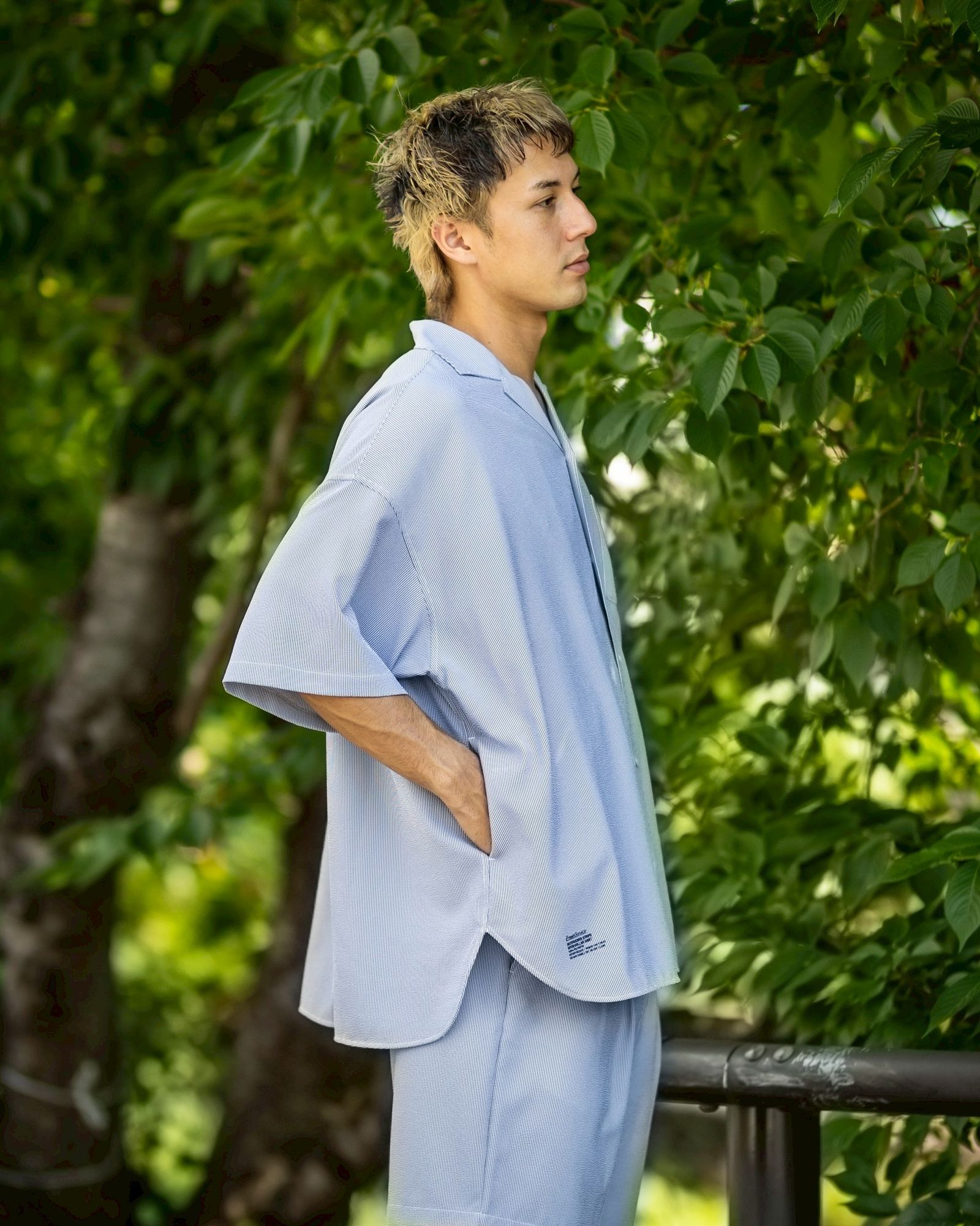 FreshService SEERSUCKER STRIPE OPEN COLLAR SHIRT 6月13日(土)新作発売！
