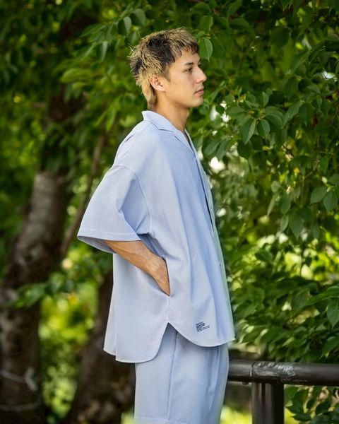 FreshService SEERSUCKER STRIPE OPEN COLLAR SHIRT 6月13日(土)新作発売！