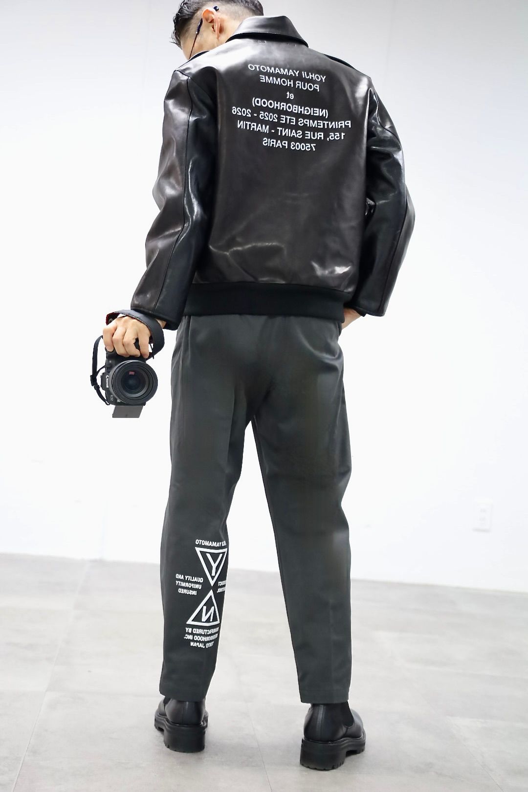 Yohji Yamamoto × NEIGHBORHOOD タックワークパンツ(HK-P95-901-2S26)GRAY☆12月5日(金)発売！