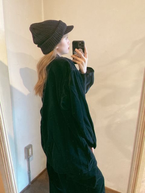 blurhms 23FW Velvetセットアップスタイル.2023.11.11