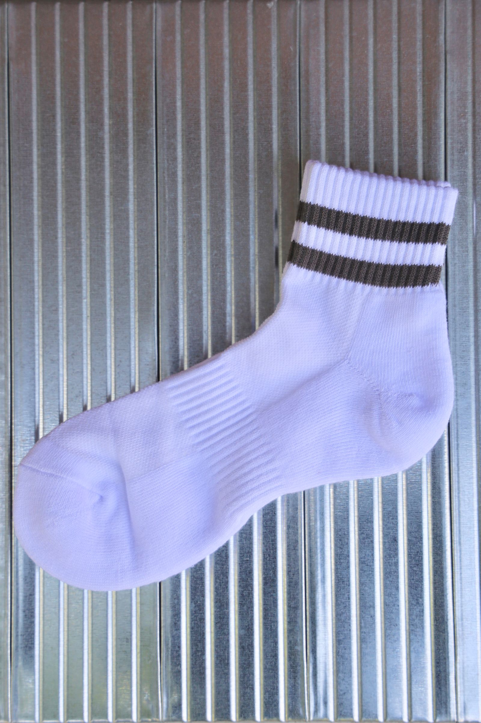 フレッシュサービスソックス 2-PACK LINE SHORT SOCKS (GRAY)☆再入荷！