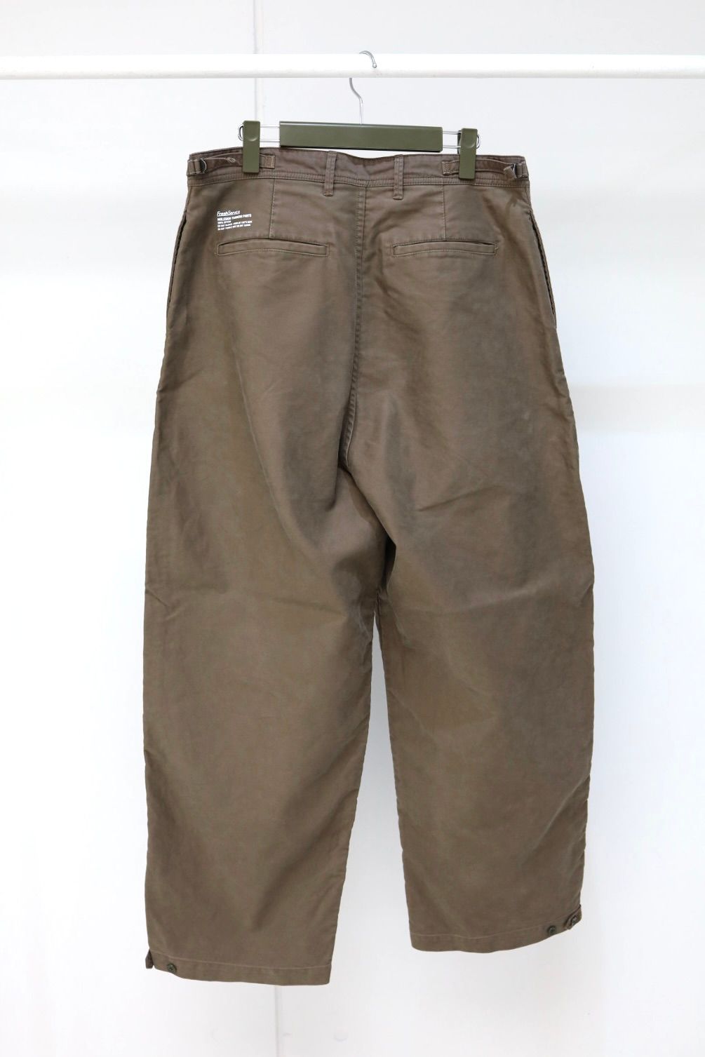 フレッシュサービス MOLESKIN TANKERS PANTS(FSC261-40217)MUD BROWN★2月21日(土)発売