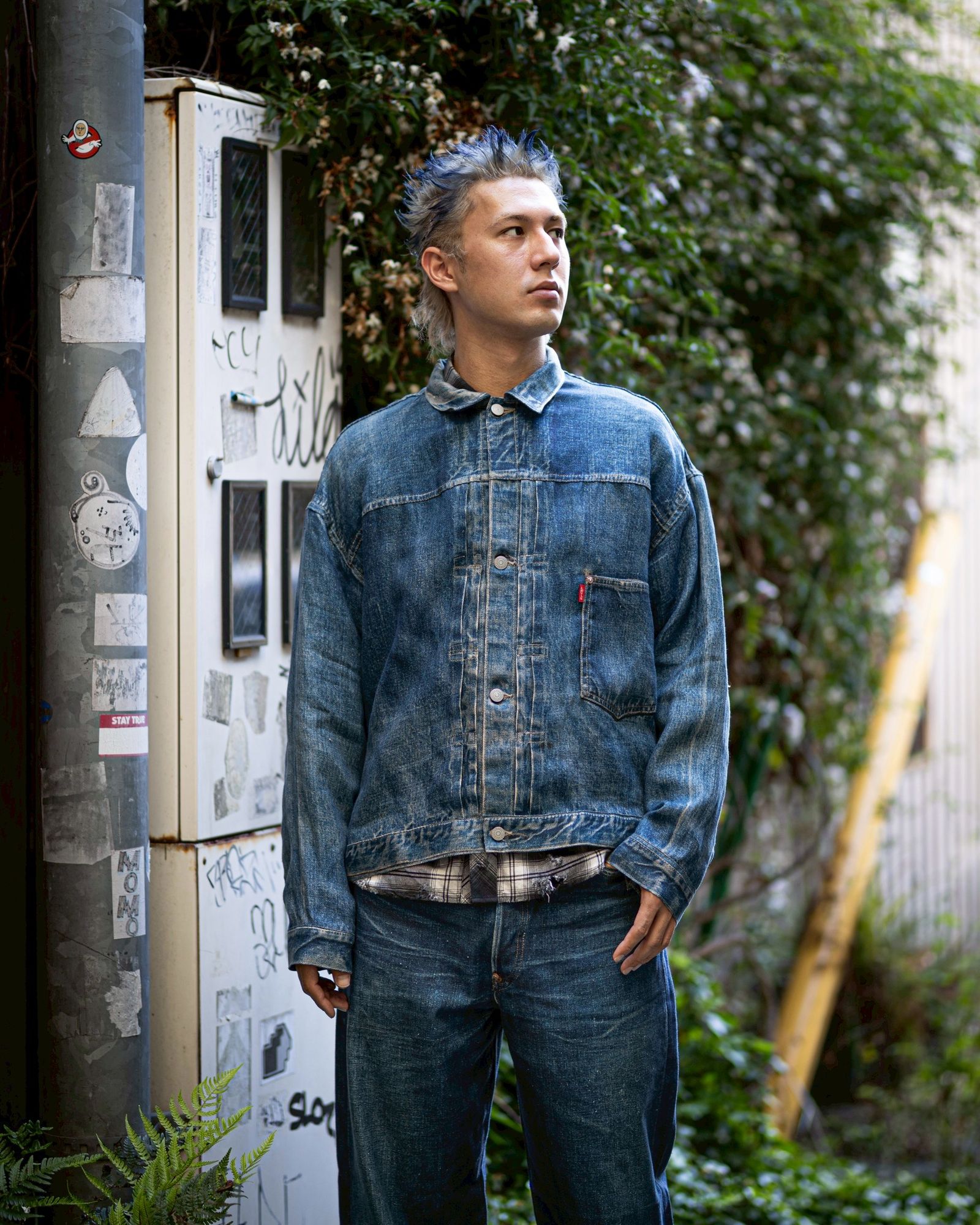 eYe JUNYA WATANABE MAN Levi's×BerBerJin 転写デニムプリントジャケット 5月14日(金)