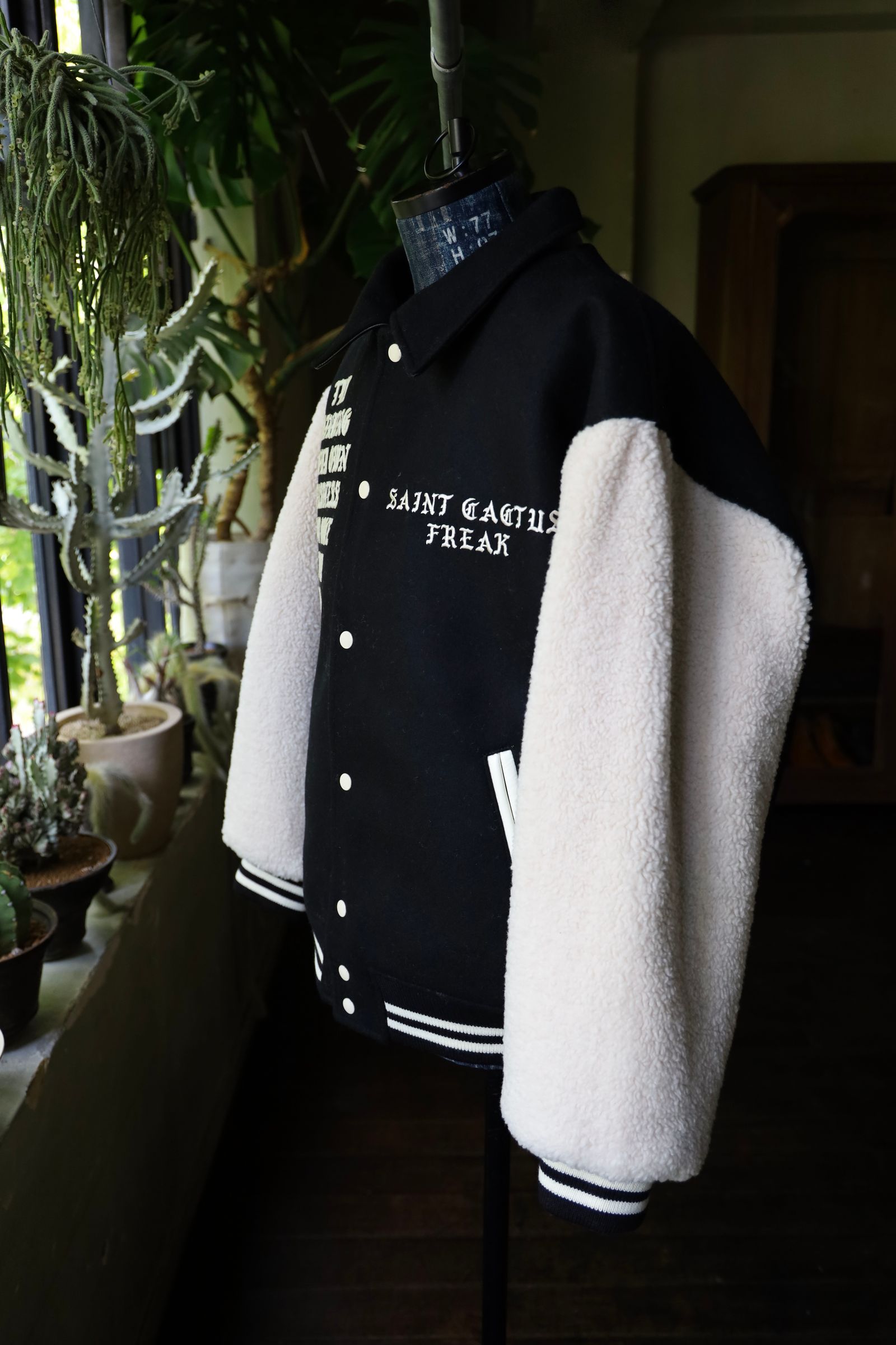 セントマイケル24AW LMA CP_VARSITY JKT(SM-YS1-0000-C08)BLACK