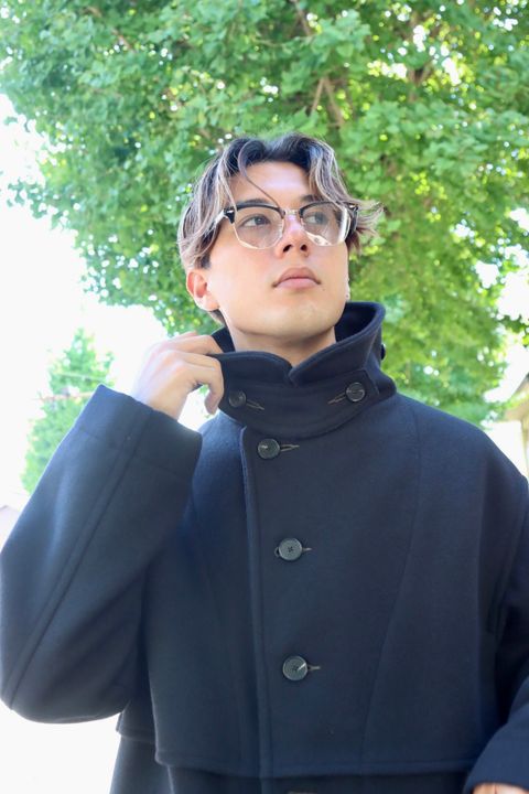 A.PRESSE U.S.ARMY Mackinaw Coatスタイル
