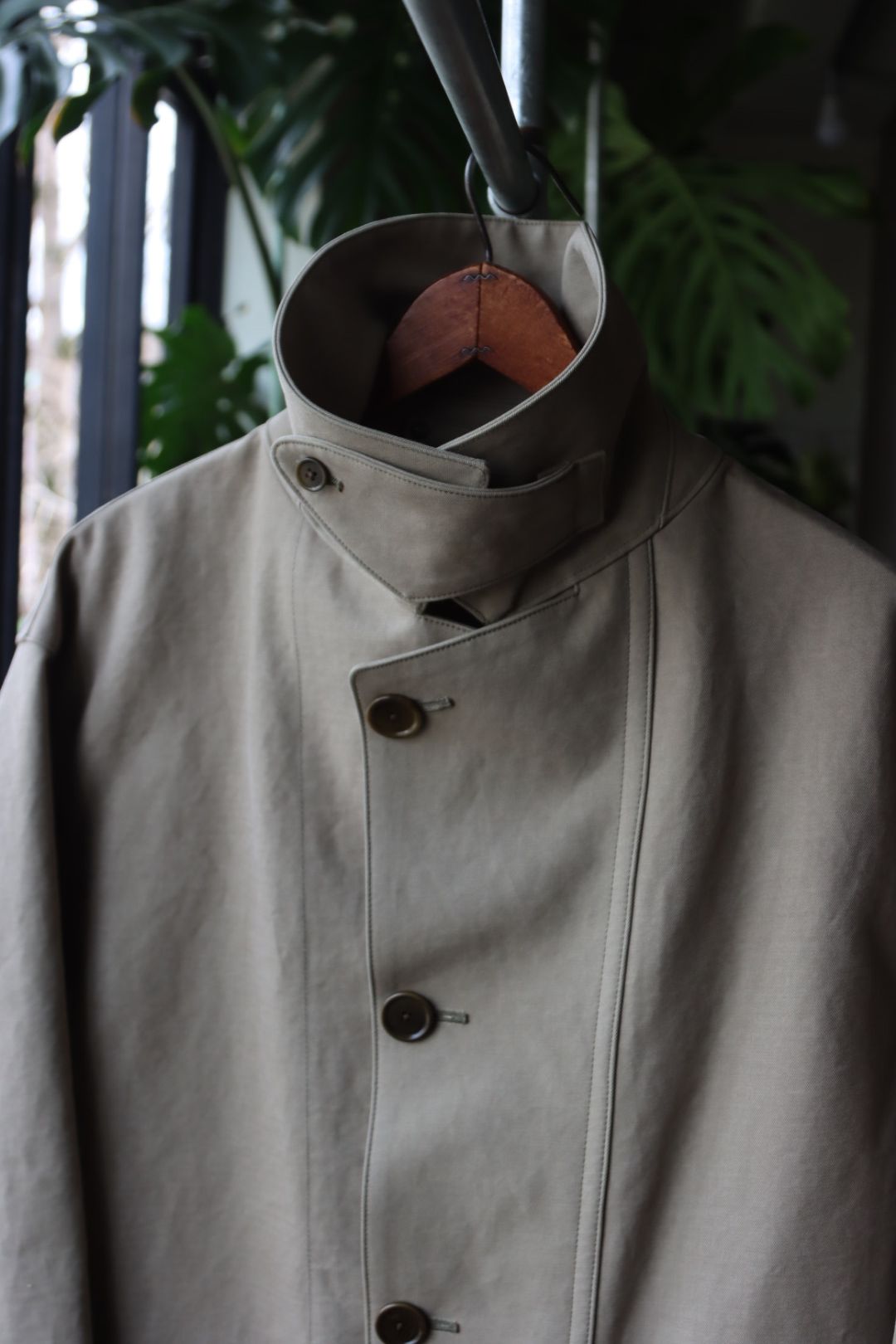 アプレッセ23SSコート Motorcycle Half Coat(23SAP-01-15H)KHAKI