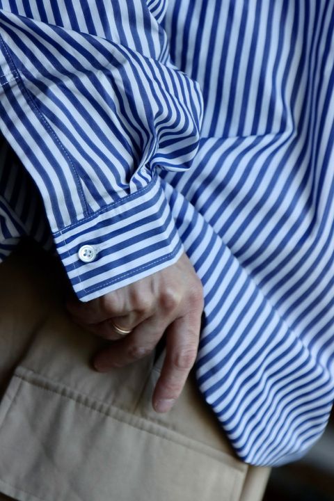 FreshService CORPORATE STRIPE ANORAK SHIRTスタイル.11.1.