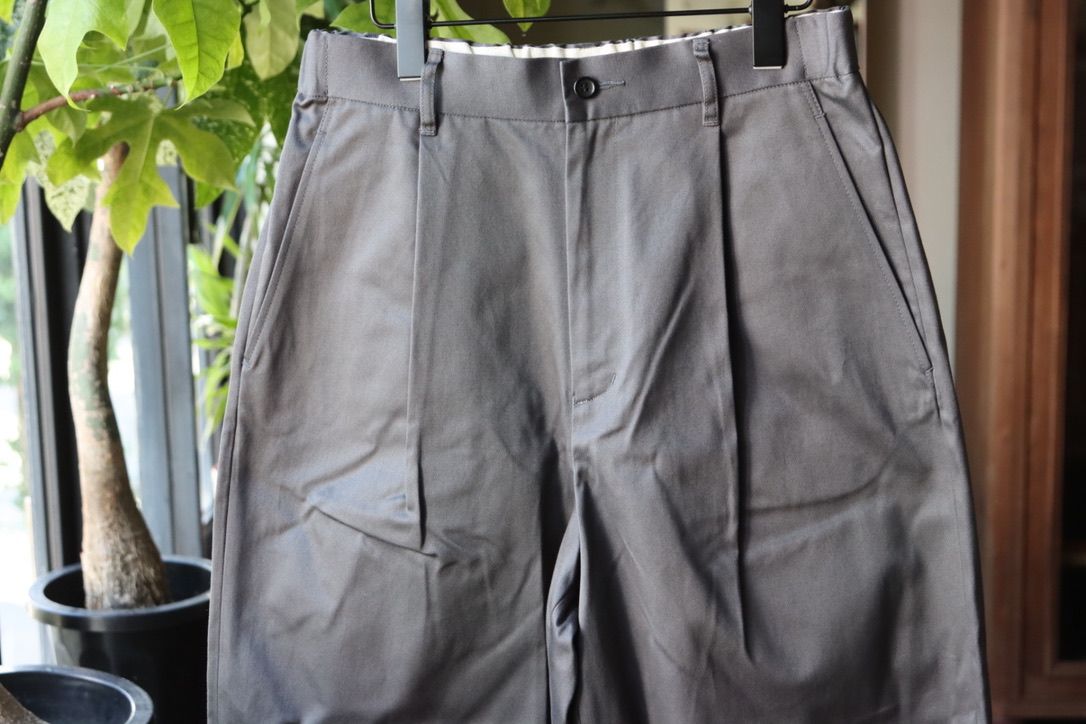 グラフペーパー  25AW Westpoint Chino Wide Straight Trousers(GM253-40150B)C.GRAY☆8月16日(土)発売！