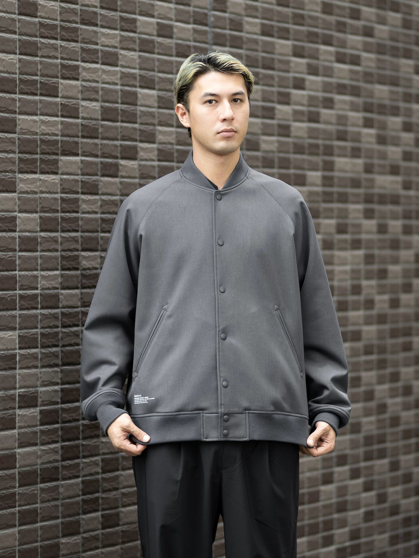 FreshService DOWN FABRIC VARSITY JACKET(GRAY)10月24日(土)新作発売！