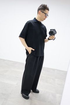 marka 26SS ONE BOTTON TEE S/S"BLACK"スタイル2026.3.16.