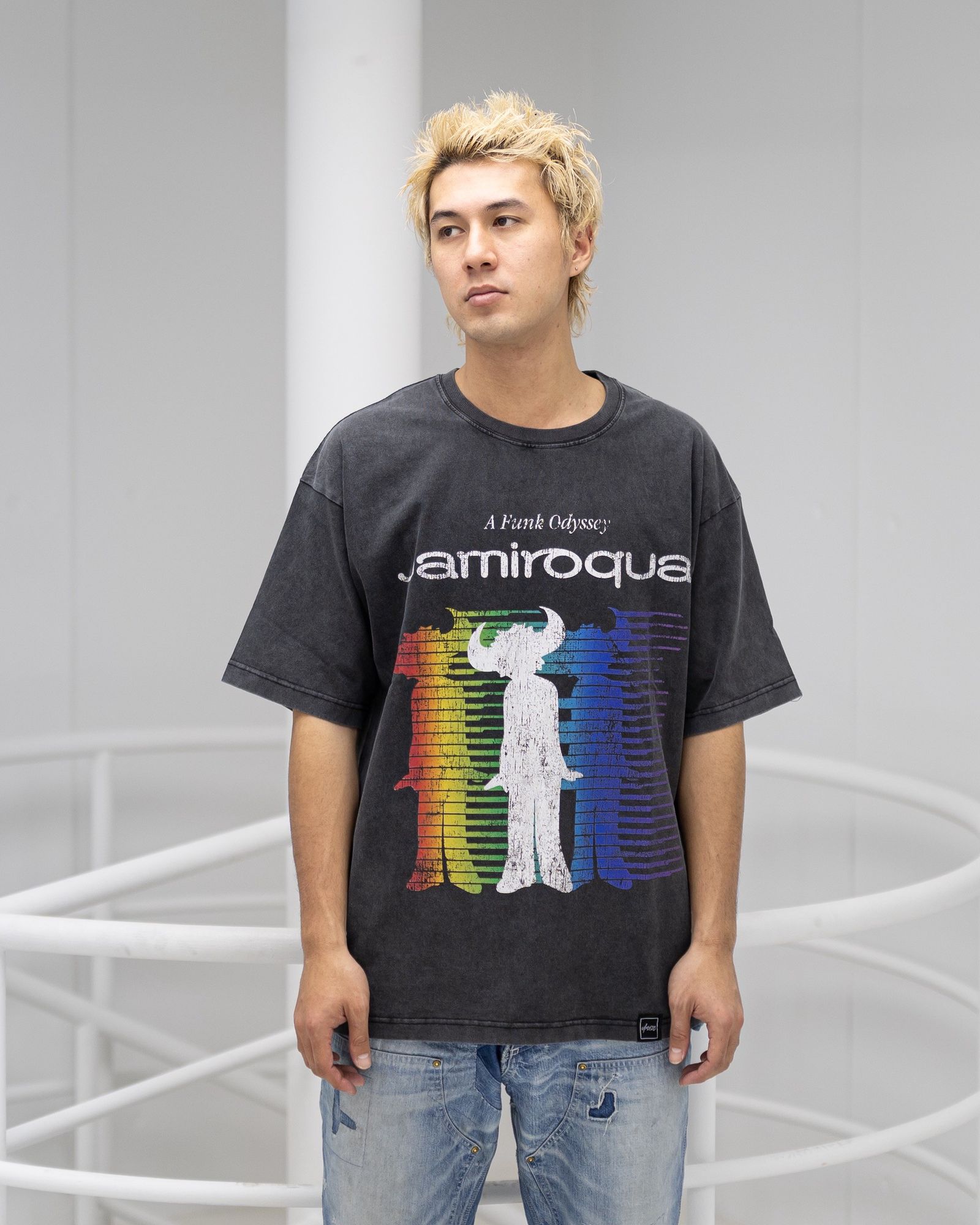 U/MUSIC ユーミュージック Jamiroquai A Funk Odyssey SS Tee(UM-MK8-0000-021)★新作発売！